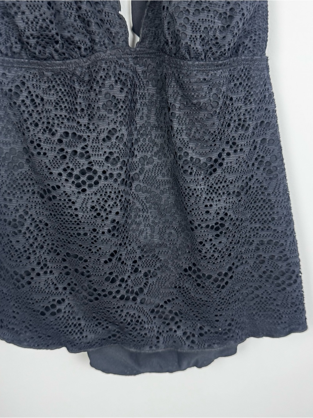 MOSSIMO | Black Lace Swim Tankini Top Women’s Size X-Large - Picture 5 of 8